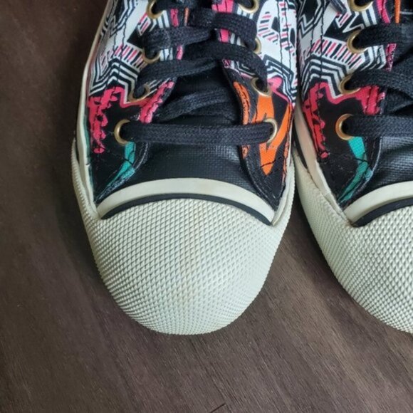 Burberry Kingly Colourful Low Top Sneakers Size 9 - Picture 10 of 16